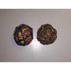 String ball foot toy
