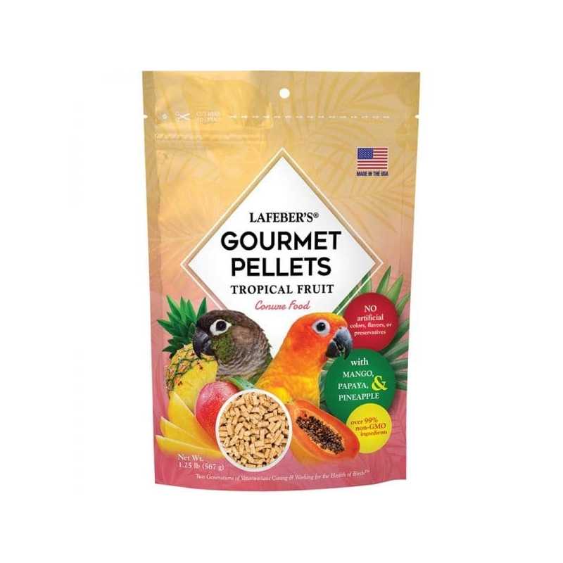 Tropical fruit gourmet pellets conure