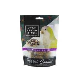 Parrot cookies Avoine et raisins