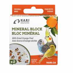 HARI Mineral Block for Small Birds Dried Orange Peel