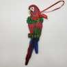 Green wing macaw Christmas ornament