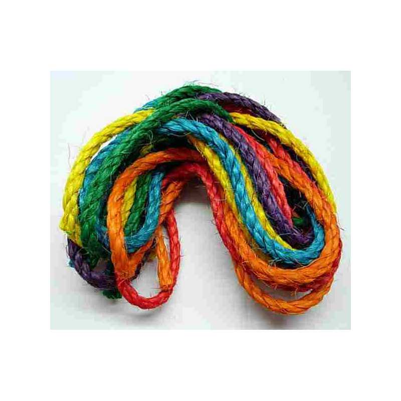 Colored sisal rope