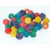 Colorful wooden beads